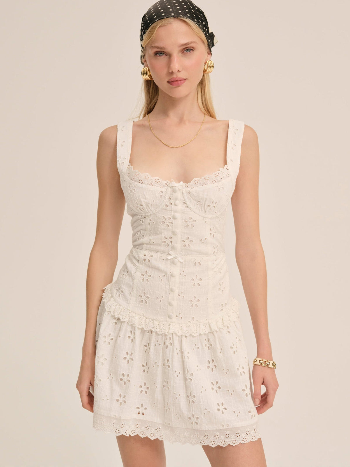 For Love & Lemons Dreamy Daisy Mini Dress