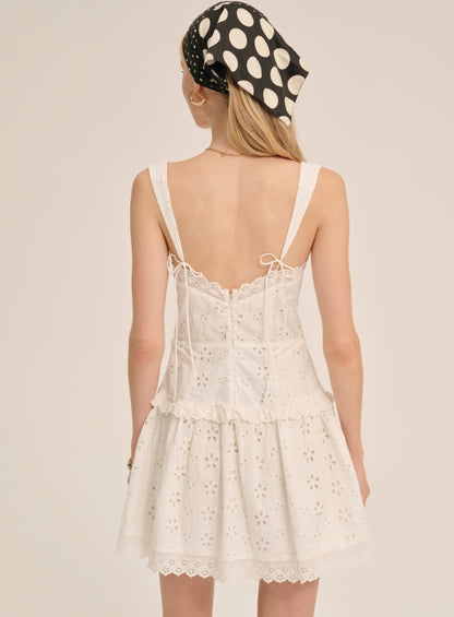 For Love & Lemons Dreamy Daisy Mini Dress