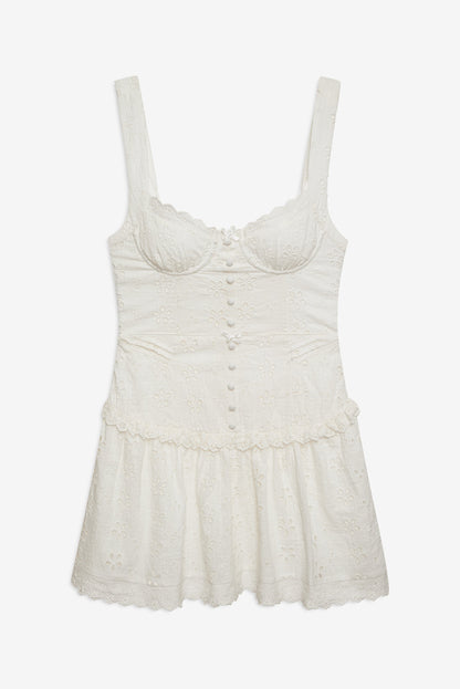 For Love & Lemons Dreamy Daisy Mini Dress