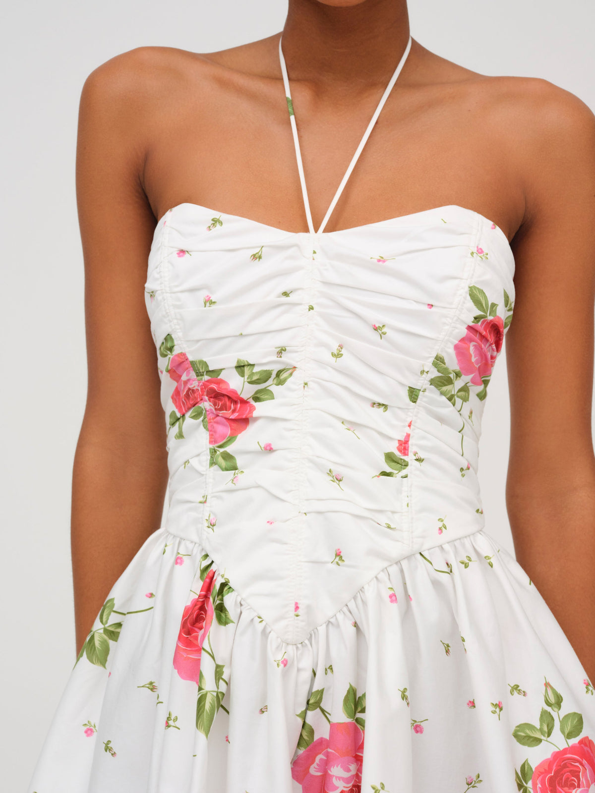For Love & Lemons Rosebud Corset Mini Dress