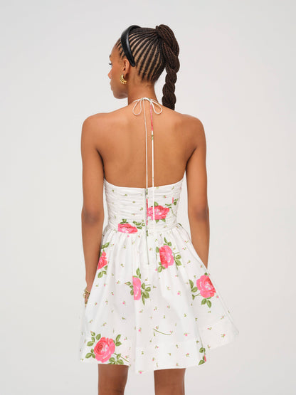 For Love & Lemons Rosebud Corset Mini Dress