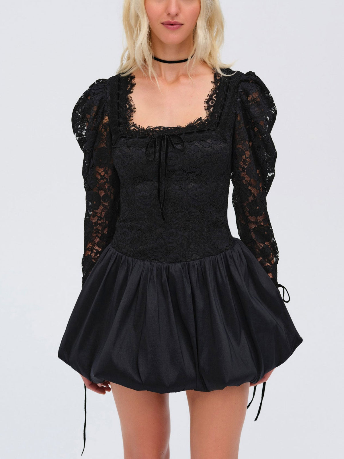 For Love & Lemons Waverly Lace Mini Dress
