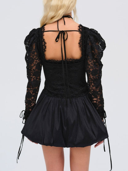For Love & Lemons Waverly Lace Mini Dress