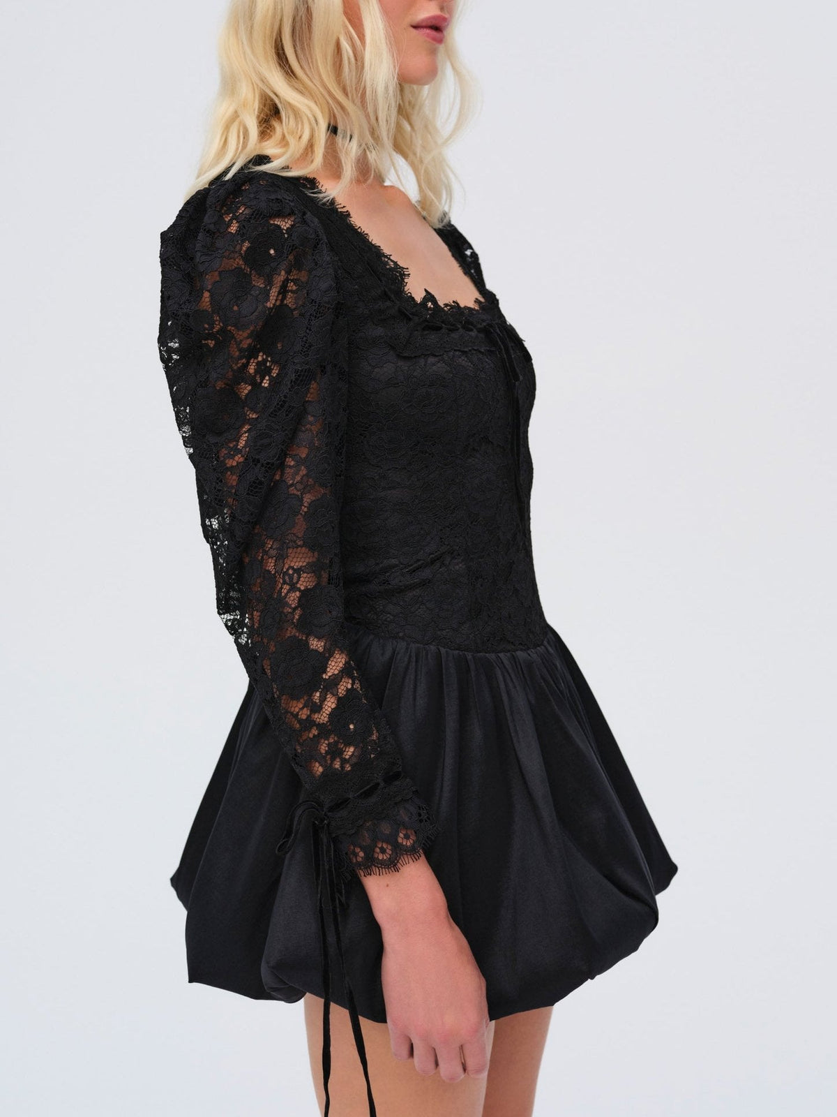 For Love & Lemons Waverly Lace Mini Dress