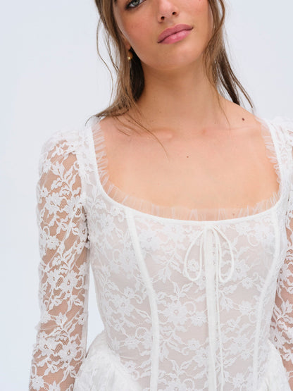 For Love & Lemons Camdyn Midi Dress