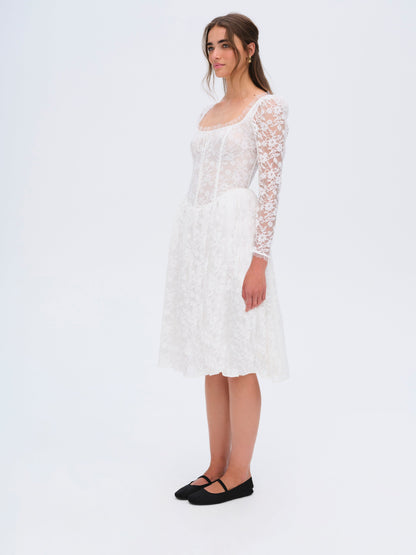 For Love & Lemons Camdyn Midi Dress