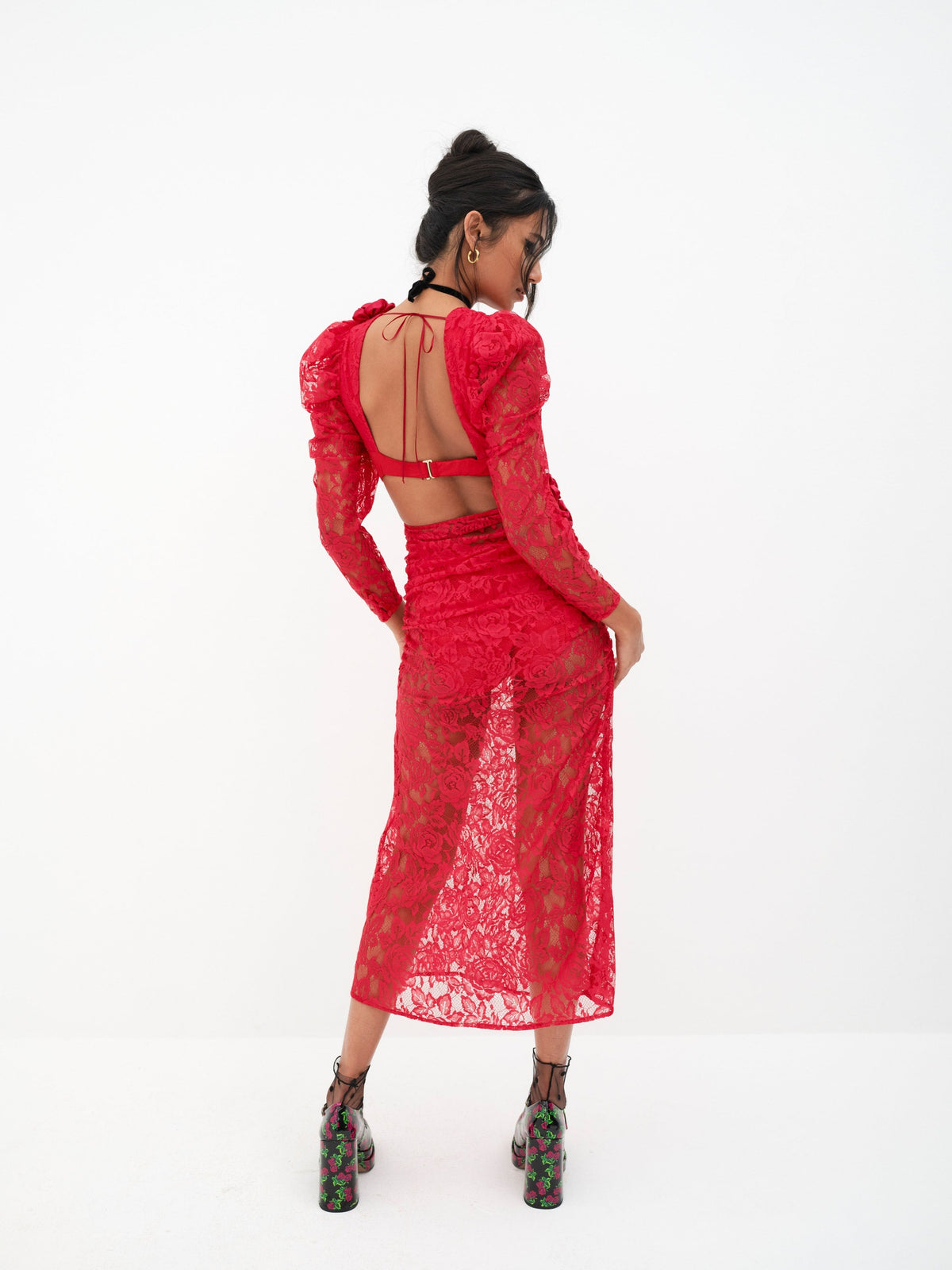 For Love & Lemons Kana Midi Dress