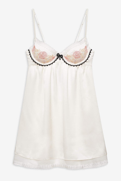For Love & Lemons Evie Floral Slip Dress