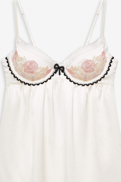 For Love & Lemons Evie Floral Slip Dress