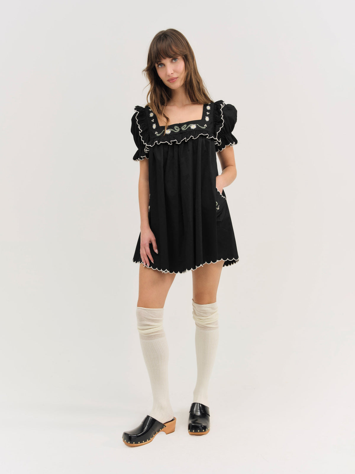 For Love & Lemons Tea Time Babydoll Dress