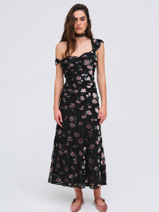 For Love & Lemons Aigrette Maxi Dress