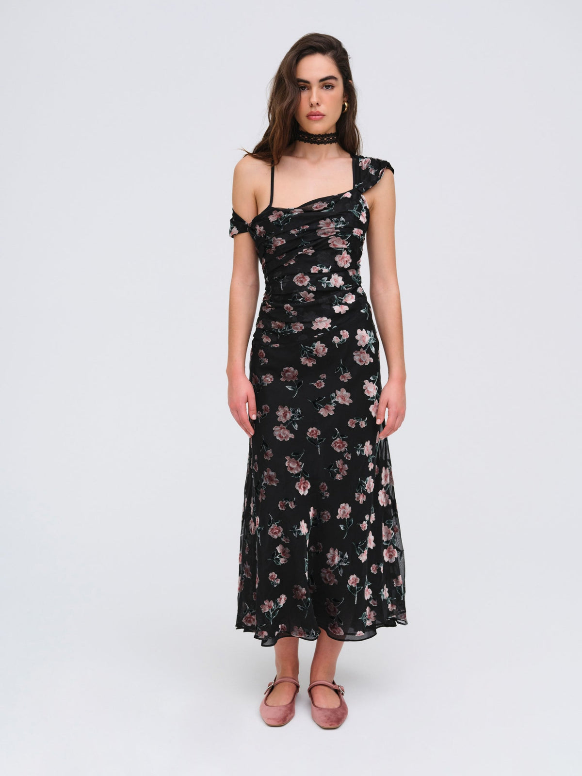 For Love & Lemons Aigrette Maxi Dress