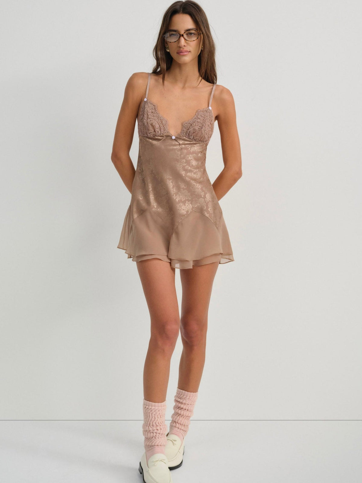 For Love & Lemons Holly Slip Dress
