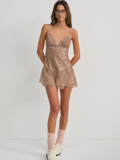 For Love & Lemons Holly Slip Dress