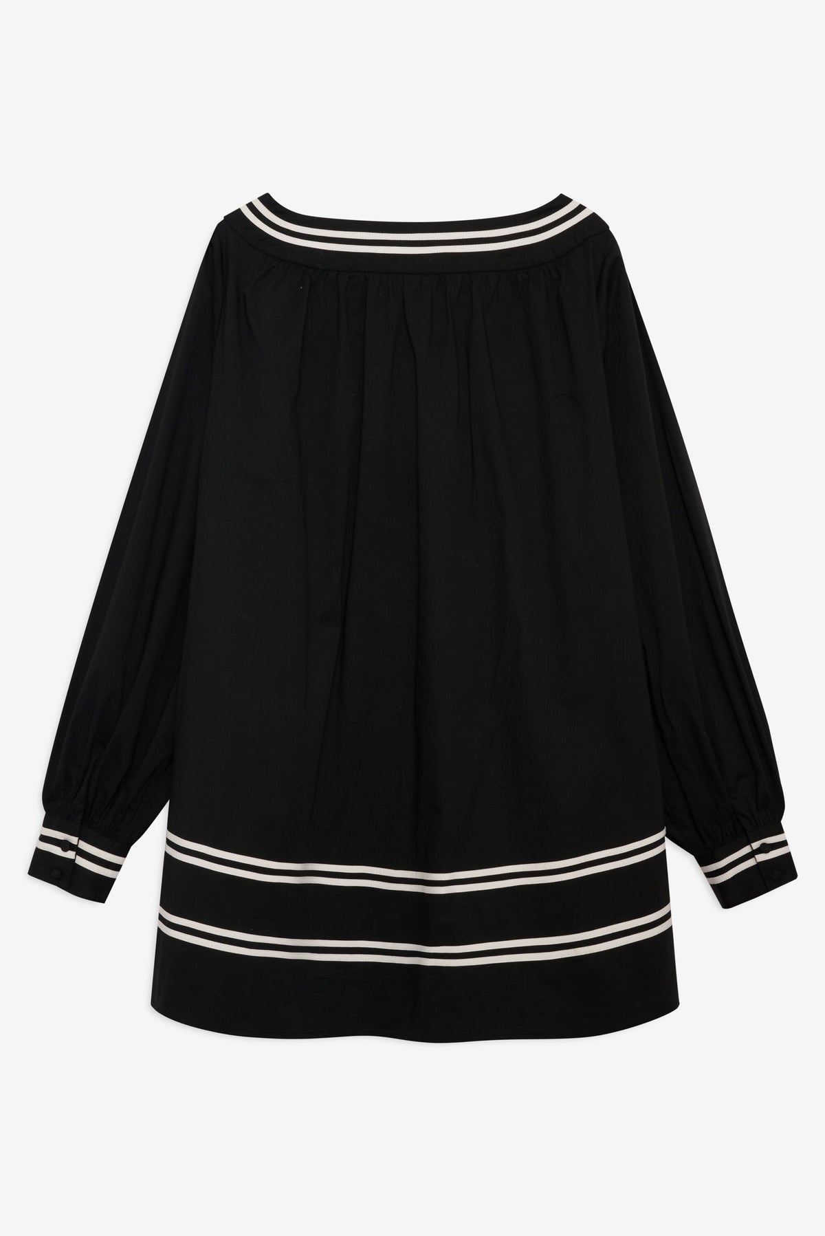 For Love & Lemons Helena Poplin Long Sleeve Mini Dress