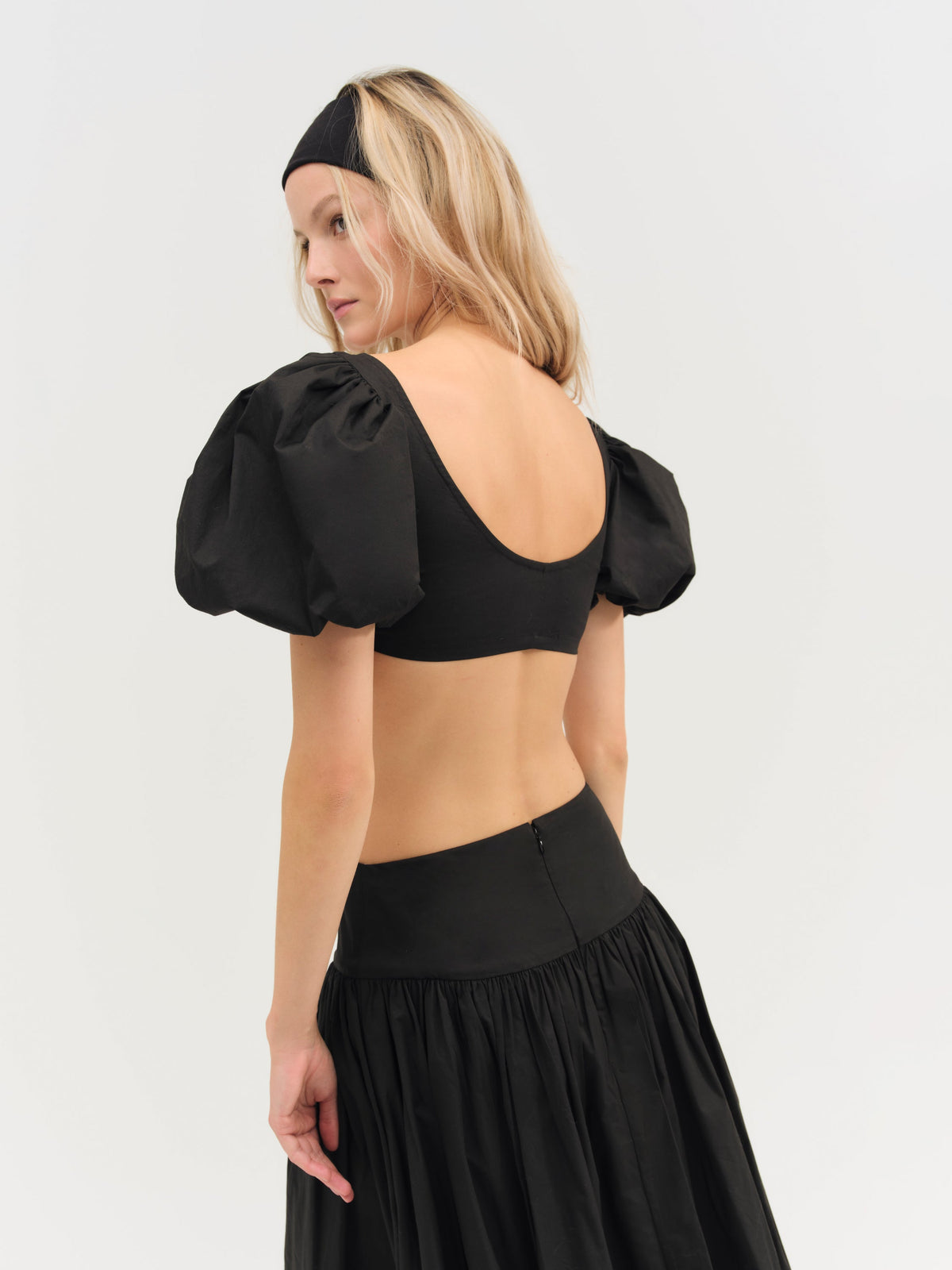 For Love & Lemons Helena Crop Poplin Top
