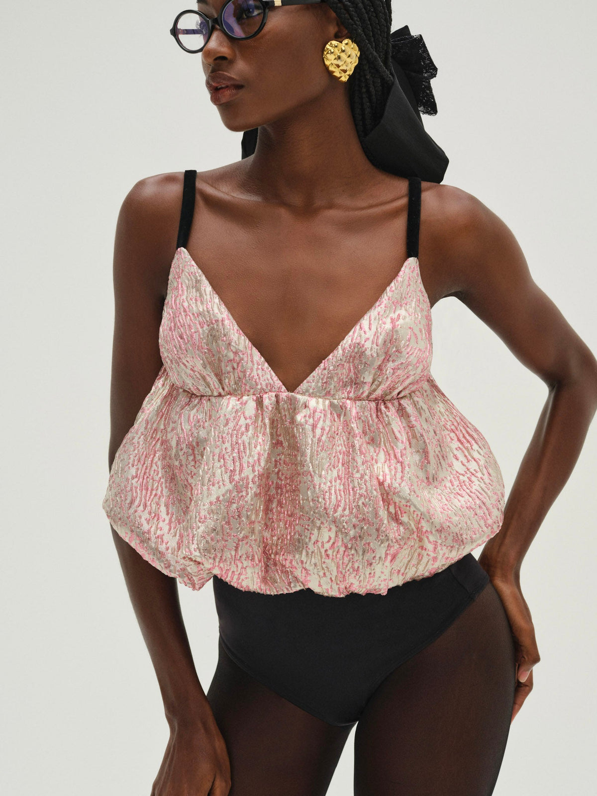 For Love & Lemons Solstice Shimmer Top