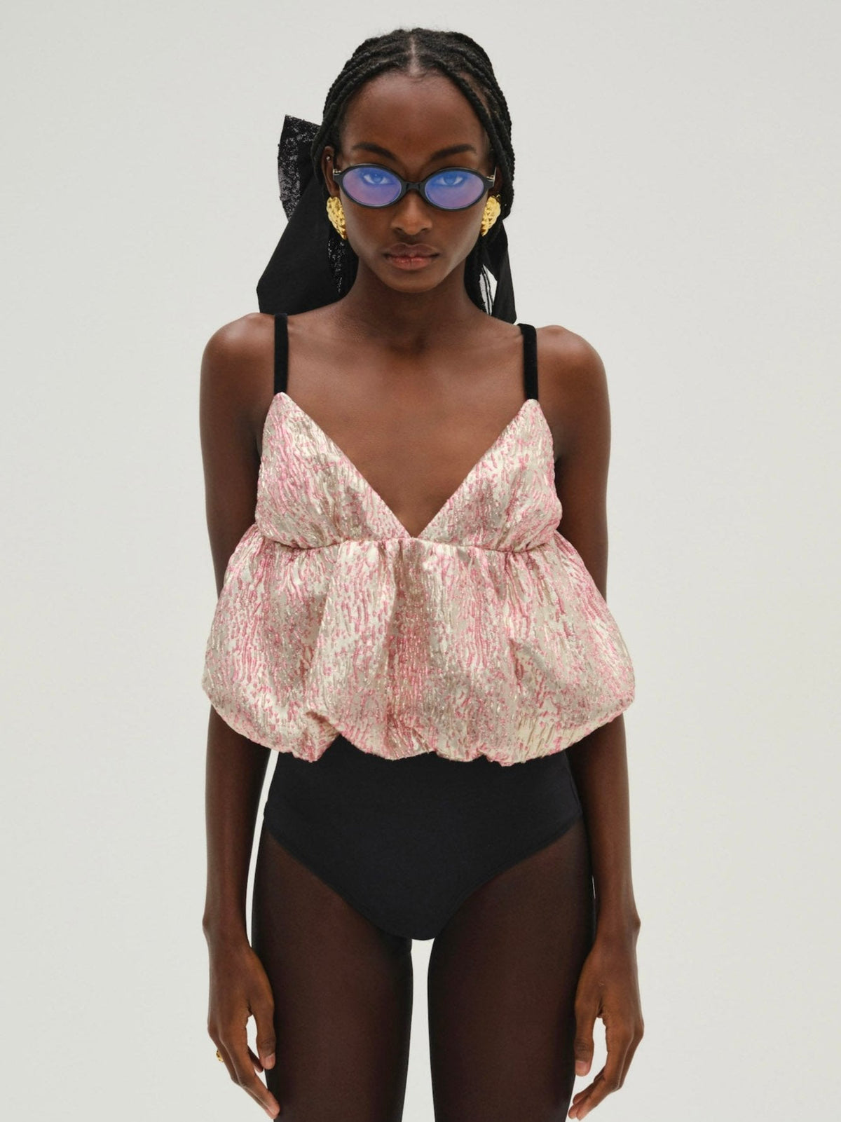 For Love & Lemons Solstice Shimmer Top