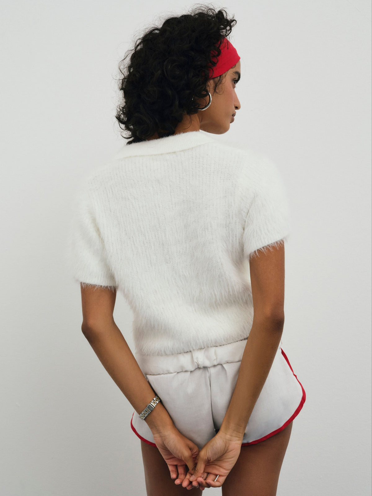 For Love & Lemons Fuzzy Knit  Top