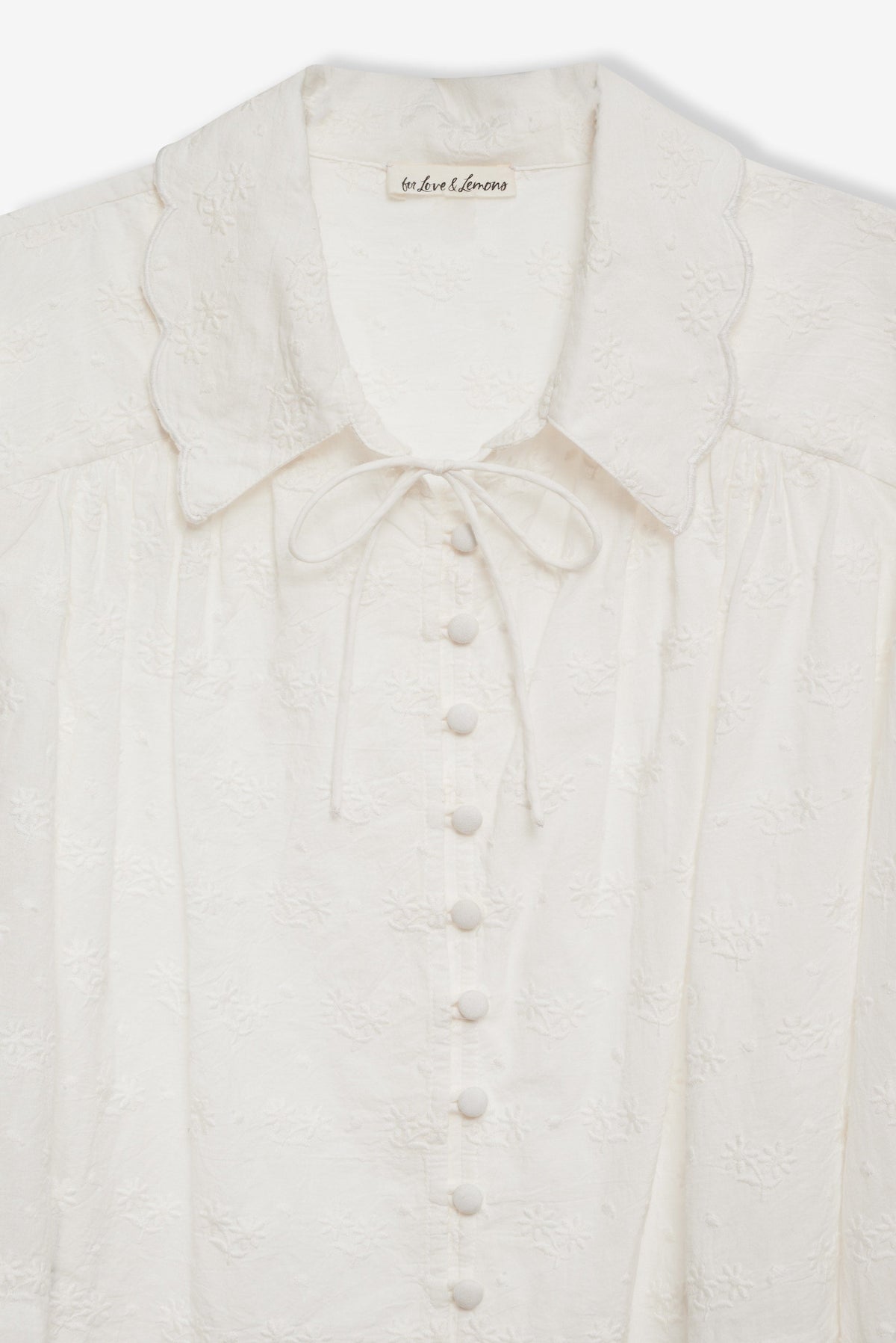 For Love & Lemons Edie Eyelet Top