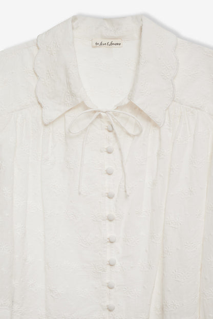 For Love & Lemons Edie Eyelet Top