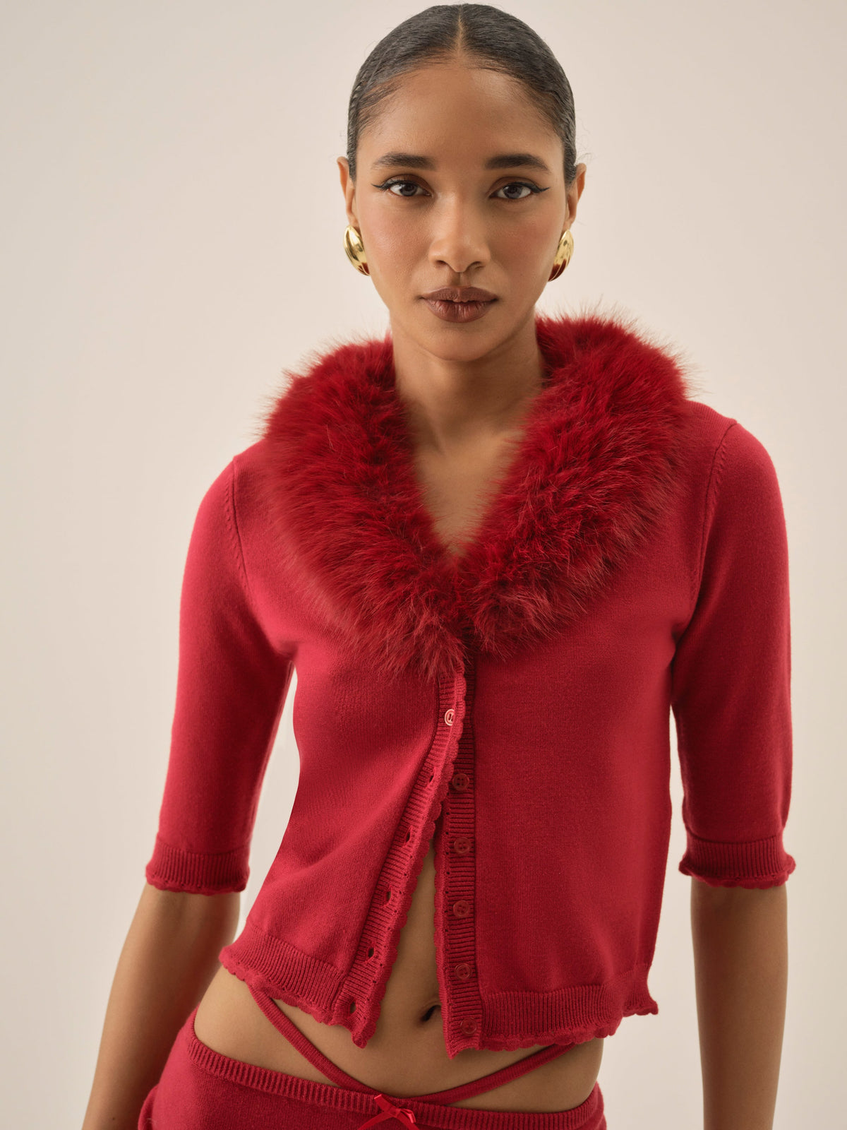 For Love & Lemons Maura Knit Cardigan