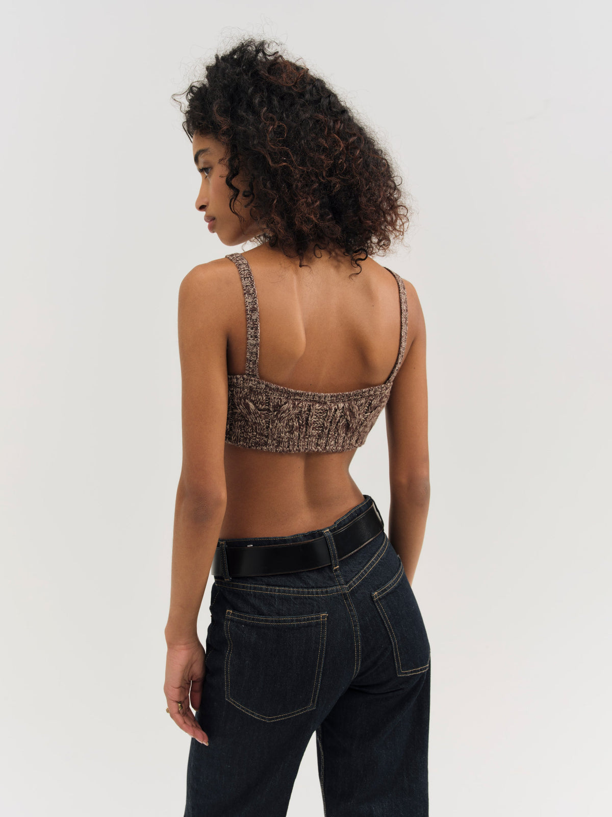 For Love & Lemons Nathalie Knit Bra Top