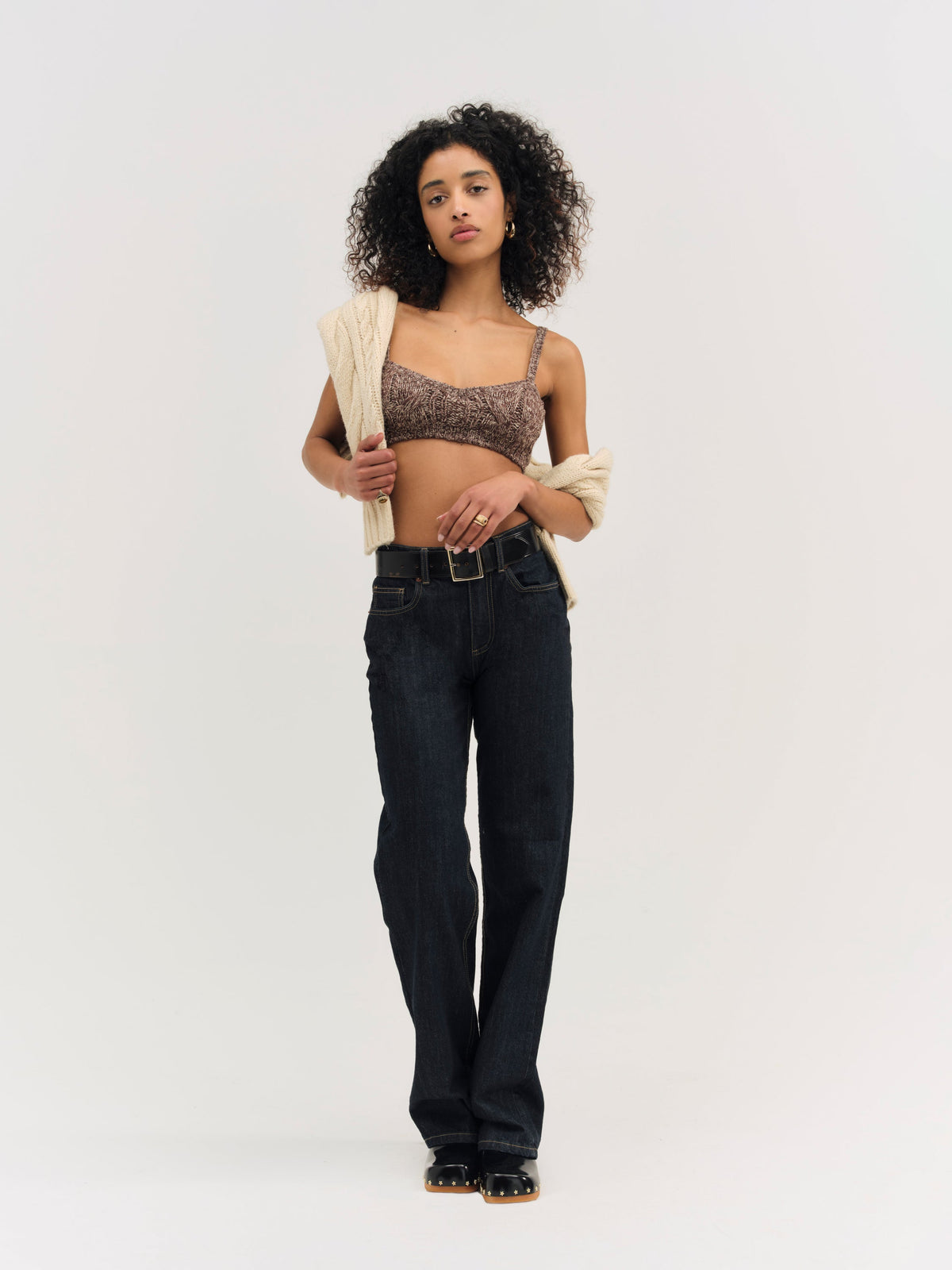 For Love & Lemons Nathalie Knit Bra Top