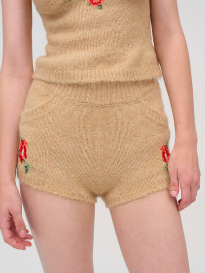 For Love & Lemons Grans Beaded Knit Short