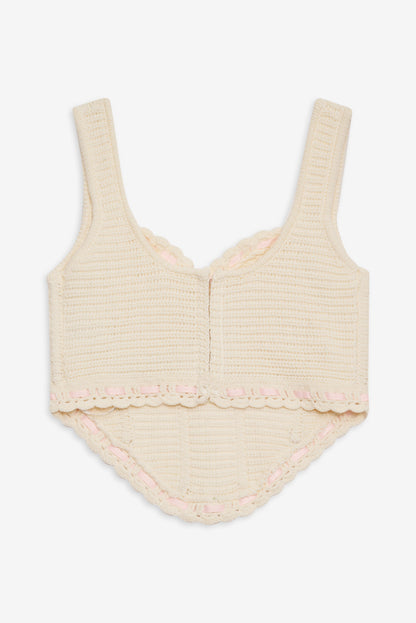 For Love & Lemons Olina Crochet Top