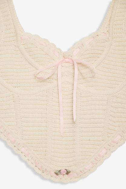 For Love & Lemons Olina Crochet Top