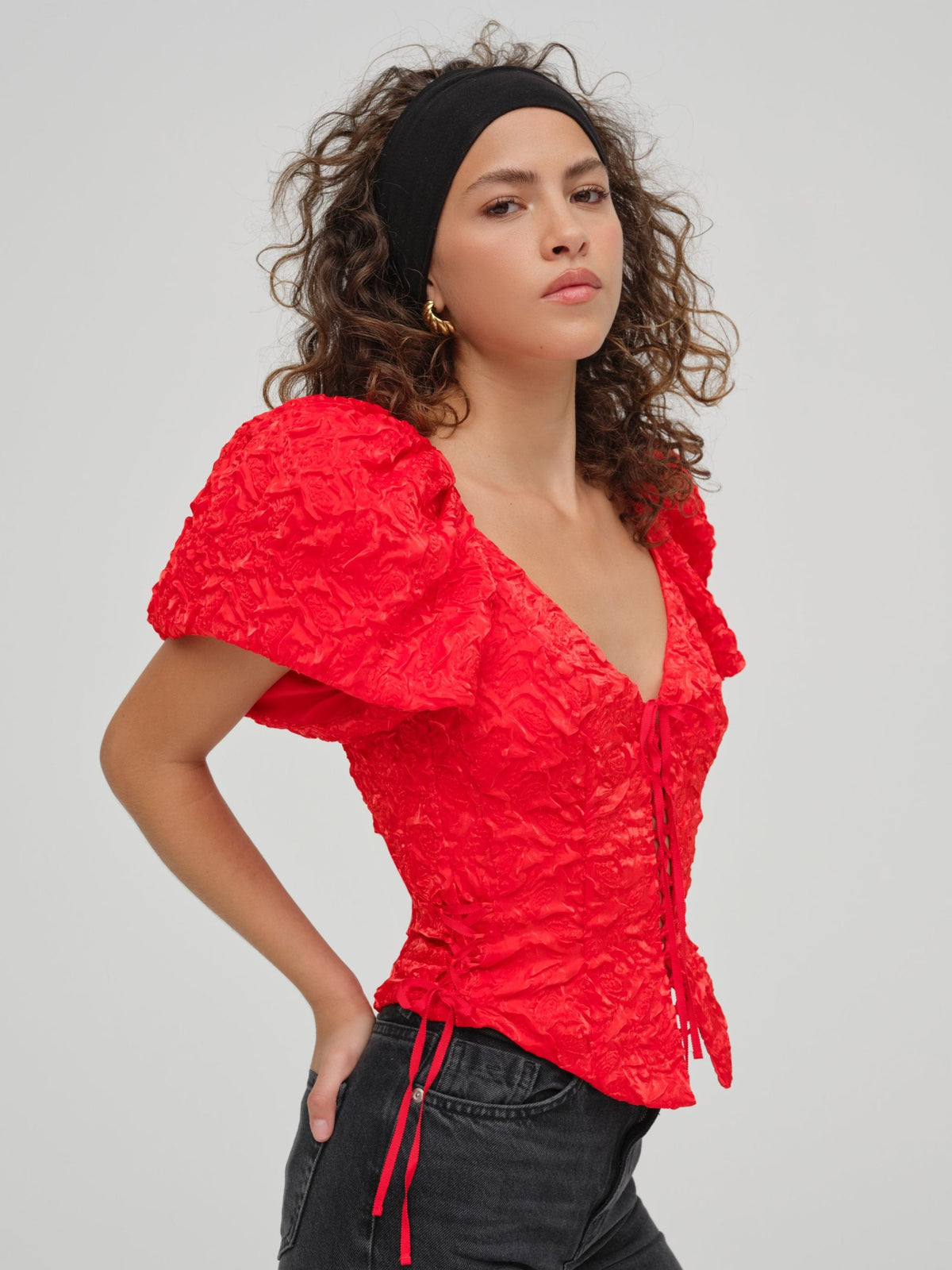 For Love & Lemons Frosted Organza Top