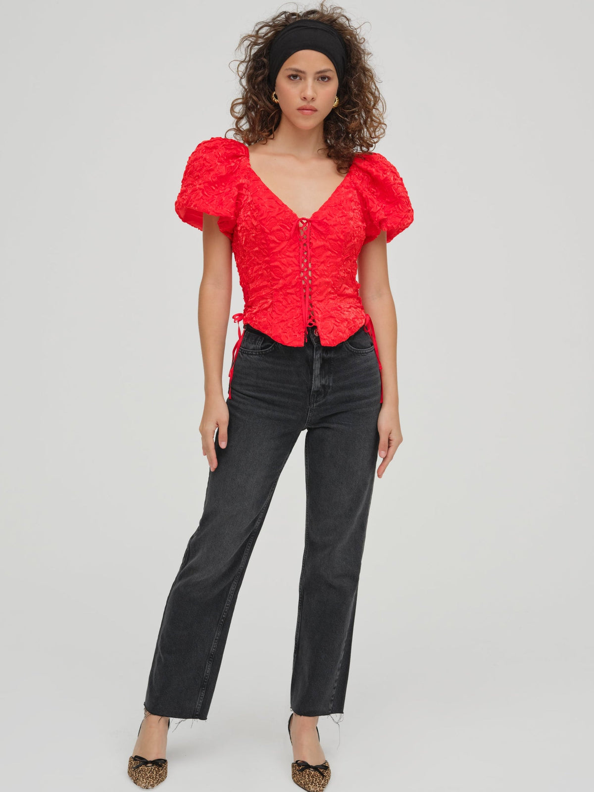 For Love & Lemons Frosted Organza Top