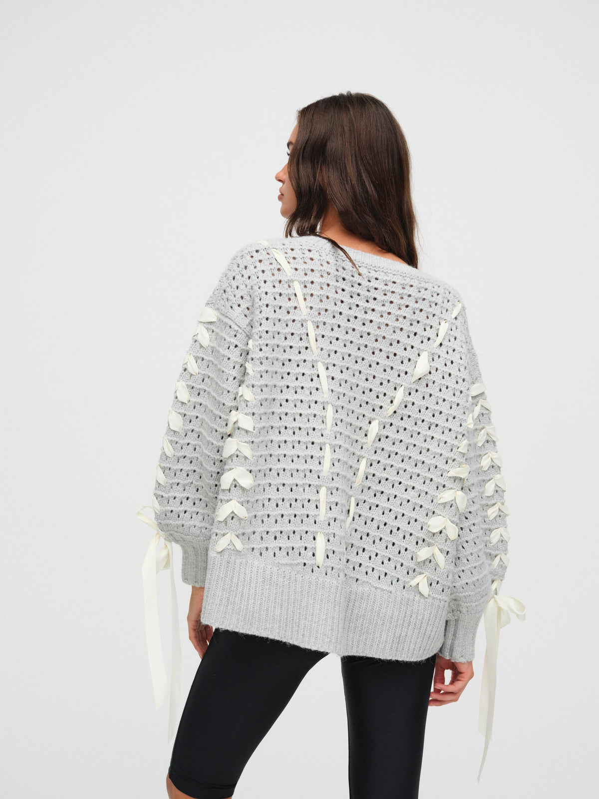 For Love & Lemons Liberty V Neck Sweater