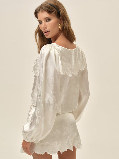 For Love & Lemons Locked Hearts Top