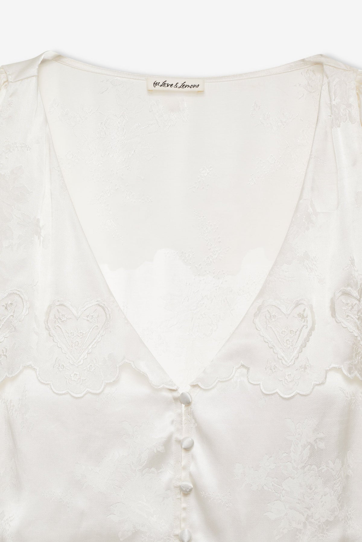 For Love & Lemons Locked Hearts Top