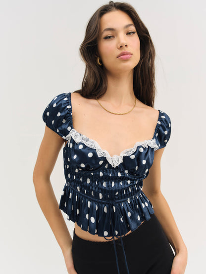 For Love & Lemons Holland Top