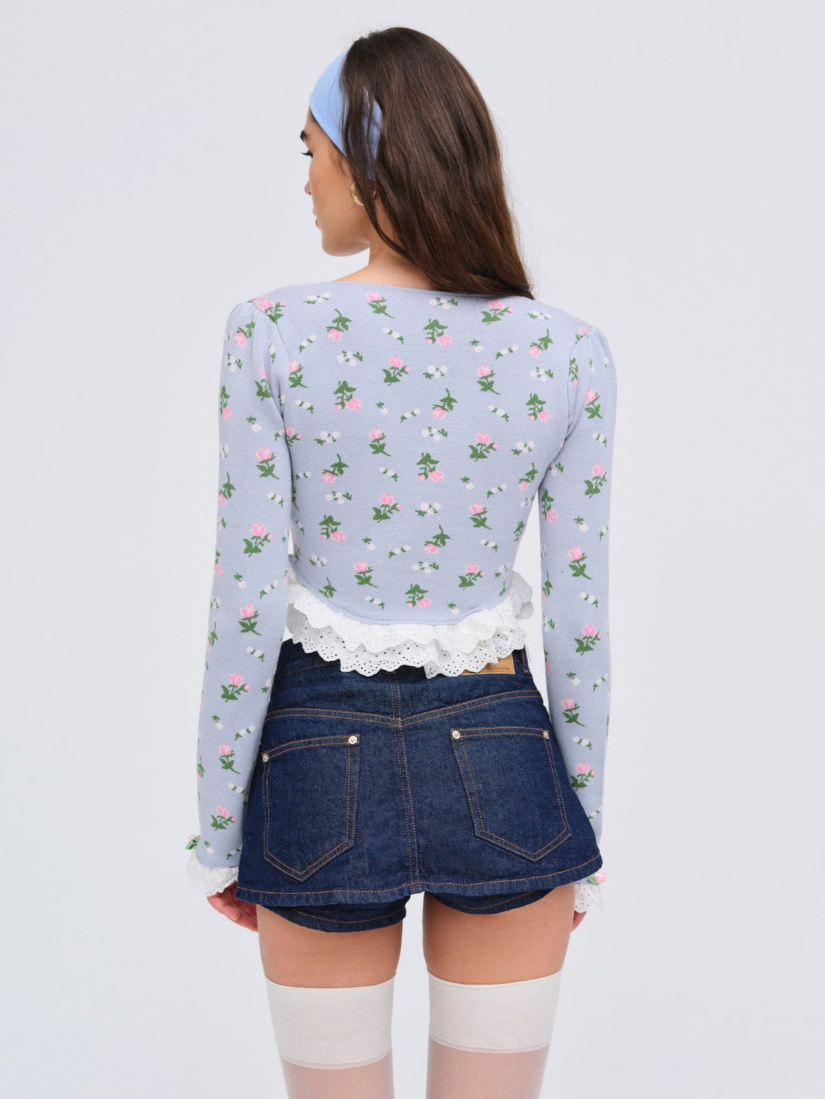 For Love & Lemons Amalia Knit Cardigan