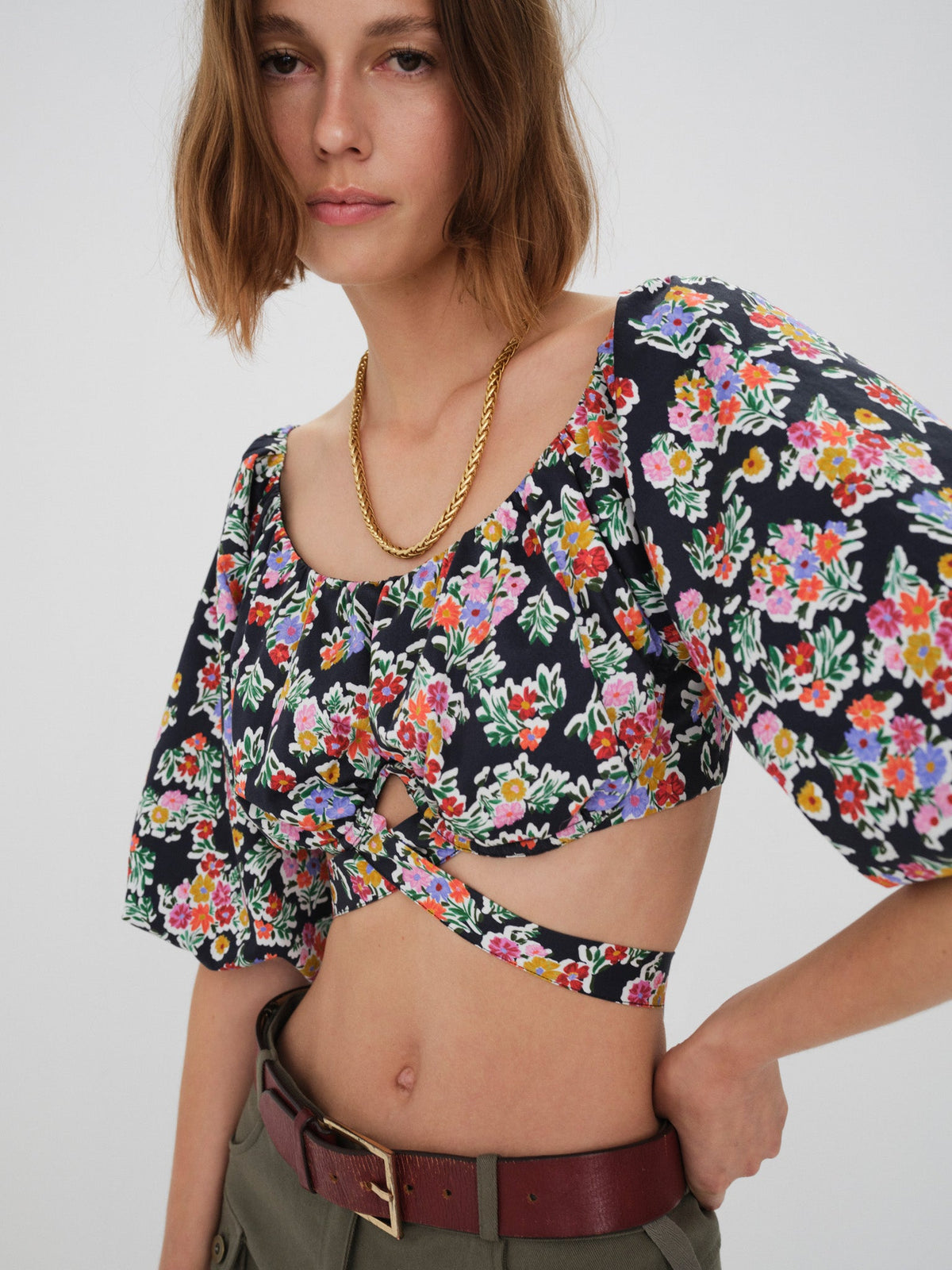 For Love & Lemons Tate Crop Top