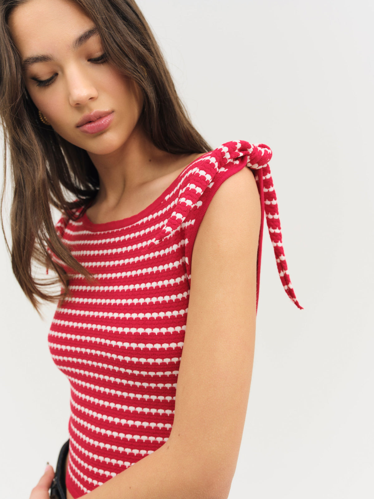 For Love & Lemons Regatta Stripe Knit Top