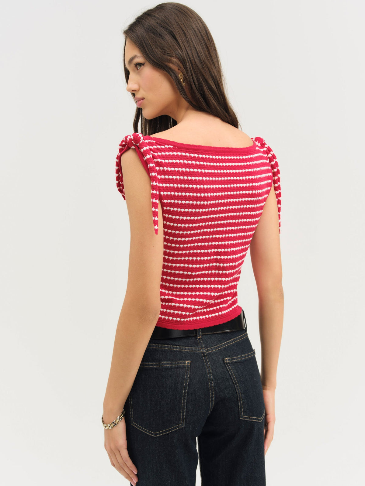 For Love & Lemons Regatta Stripe Knit Top