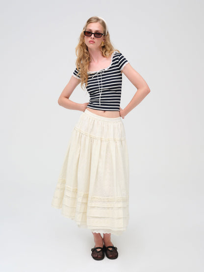 For Love & Lemons Suzette Stripe Top