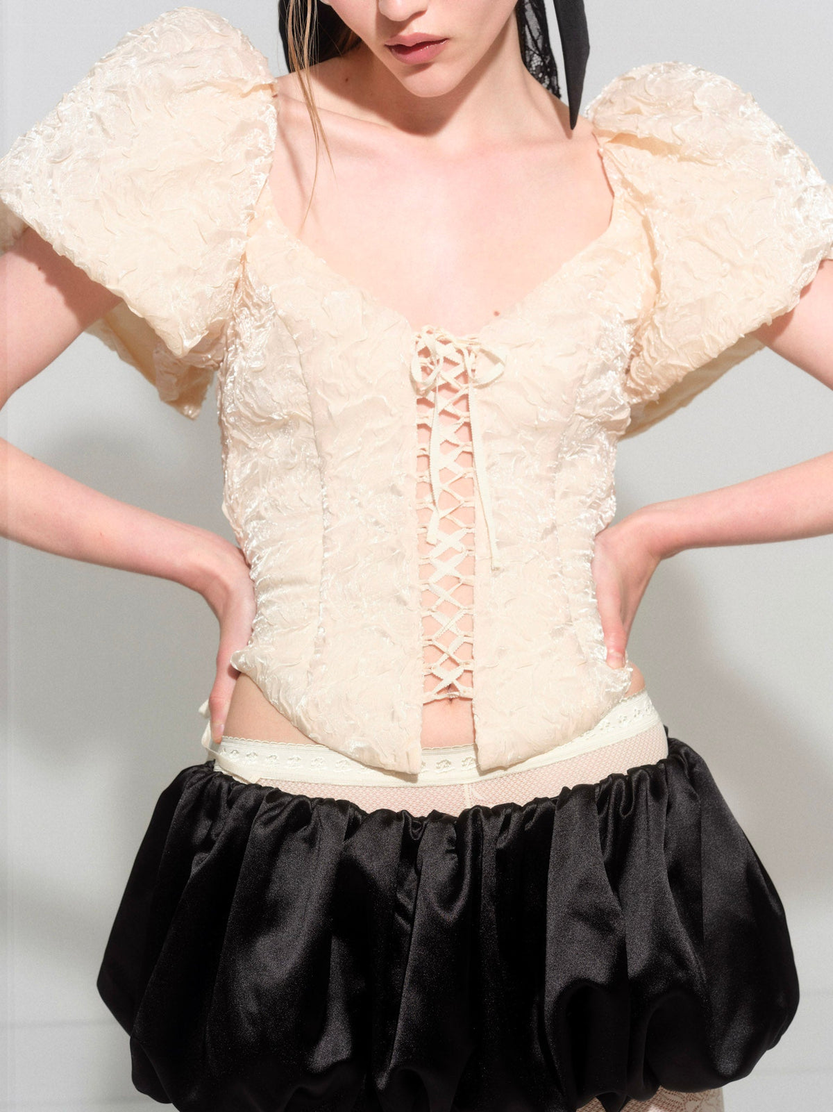 For Love & Lemons Frosted Organza Top
