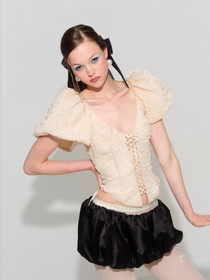 For Love & Lemons Frosted Organza Top