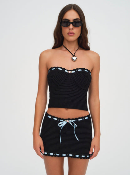 For Love & Lemons Kelsey Crochet Top