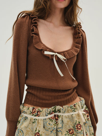 For Love & Lemons Miranda Knit Top