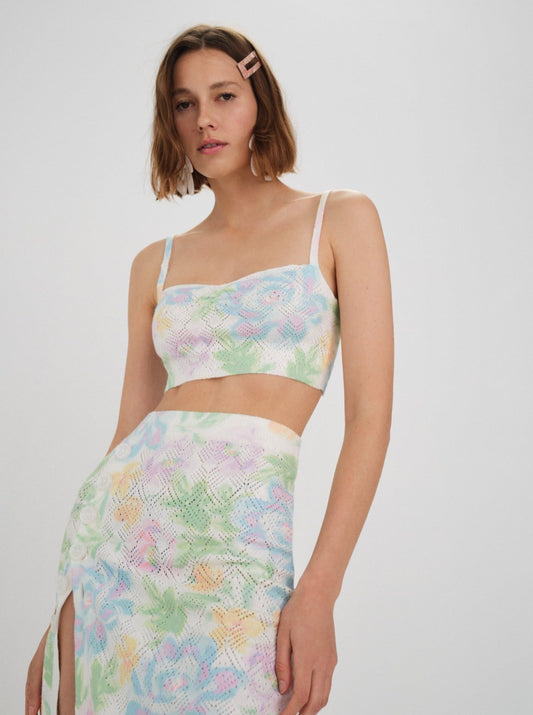 For Love & Lemons Reese Crop Top