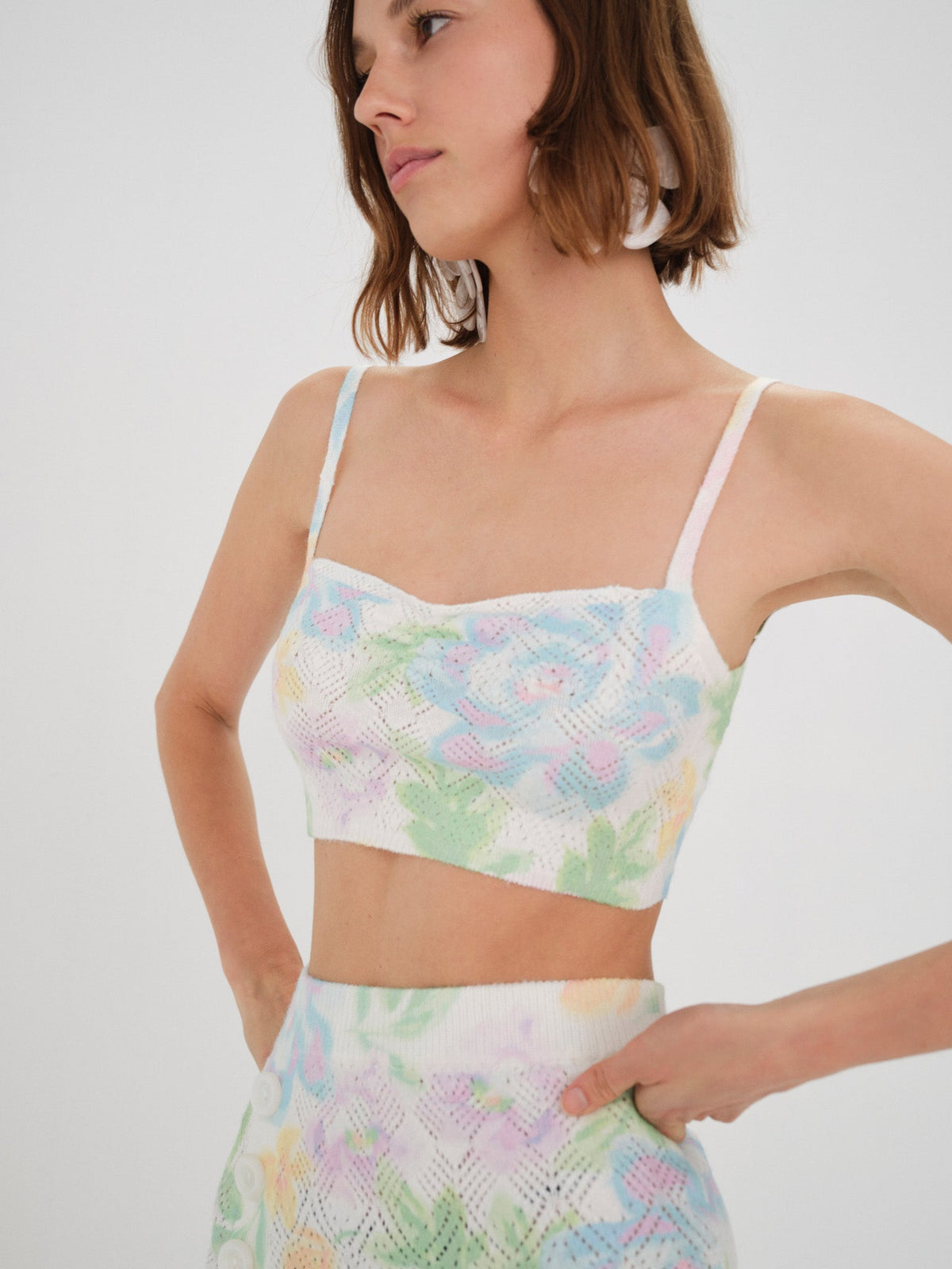 For Love & Lemons Reese Crop Top