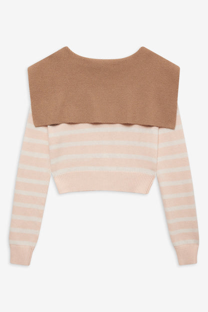 For Love & Lemons Sophia Stripe Cardigan