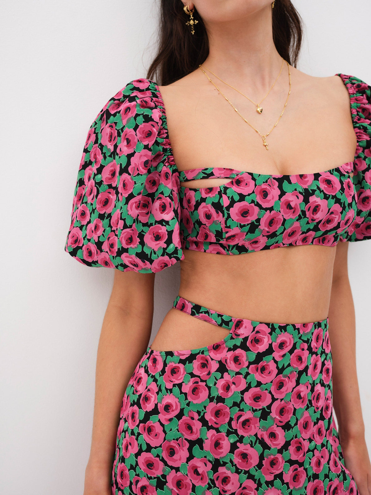 For Love & Lemons Dolcetto Crop Top